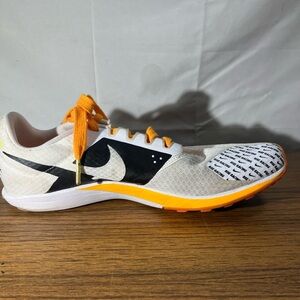 Size 10.5 Men Nike Zoom Rival XC 6 White/ Orange Track Shoe's  DX7999-100